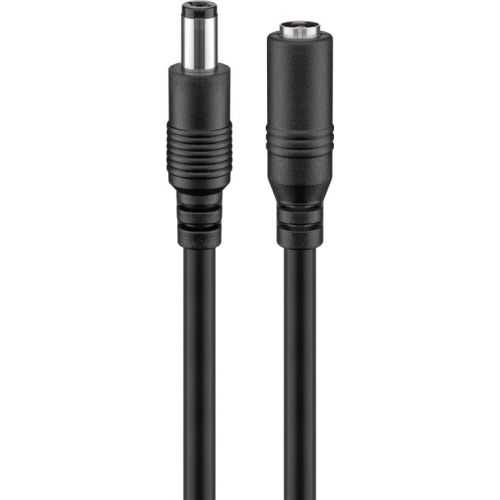 Cablu prelungitor 2.1x5.5mm DC 10m cupru AWG20 0.5mm mama-tata Goobay