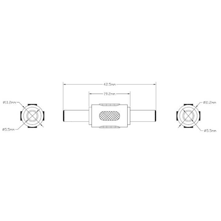 Adaptor DC 5.5x2.1mm tata-tata Goobay