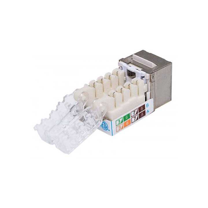 Conector Keystone CAT6a Intellinet RJ45 mama