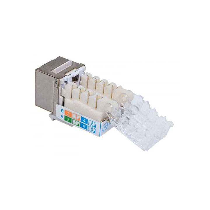 Conector Keystone CAT6a Intellinet RJ45 mama