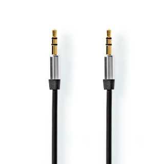 Cablu Audio Stereo Nedis Jack 3.5 mm - 3.5 mm 1m negru