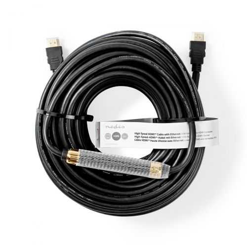 Cablu HDMI de mare viteza cu functie Ethernet 25m negru NEDIS