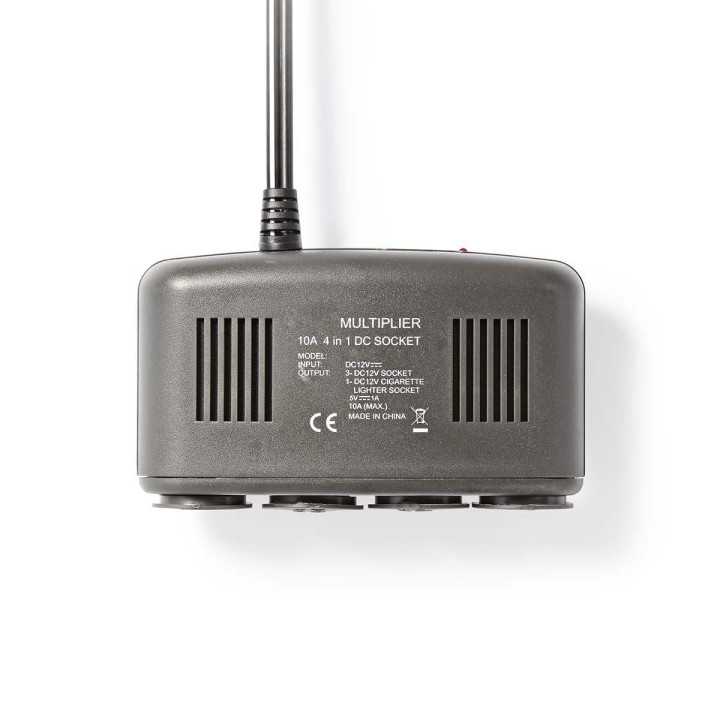 Multiplicator bricheta auto Nedis cu 4 iesiri 12V max 10A