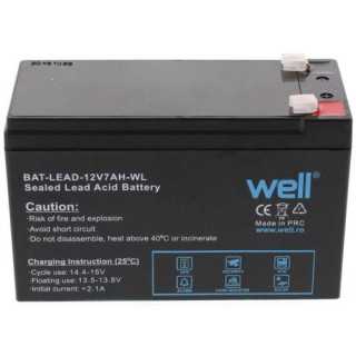 Acumulator Plumb Acid Well 12V 7Ah terminal F1 (4.8mm) 151x65x95mm