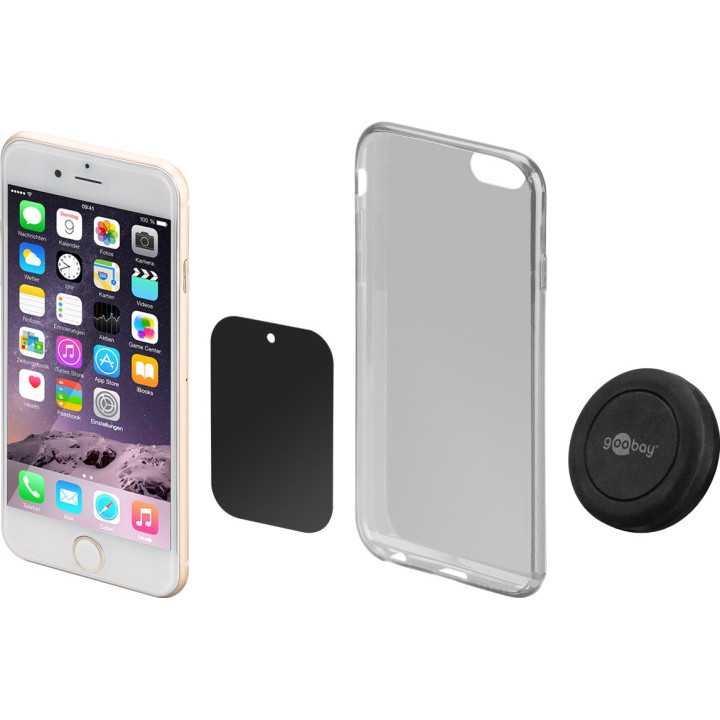 Suport telefon 45mm MAGNETIC cu dublu-adeziv Goobay