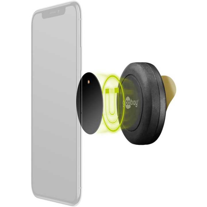 Suport telefon 45mm MAGNETIC cu dublu-adeziv Goobay