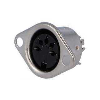 Soclu DIN mama mufa pini 5 180 drept cu lipire