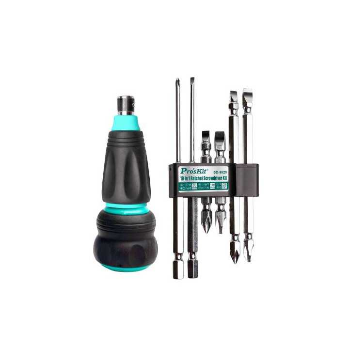 Set surubelnita cu clichet 10 in 1 Pro'sKit