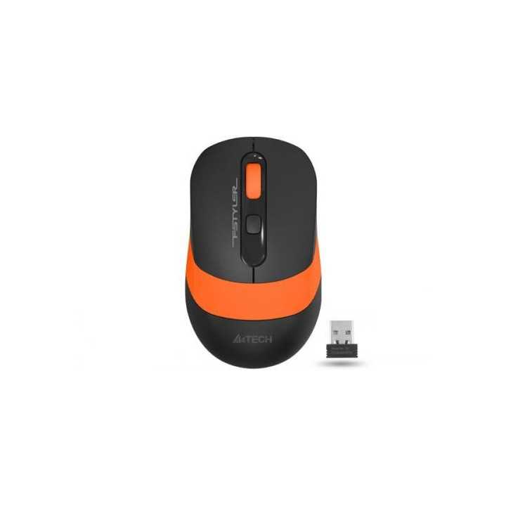 Mouse wireless A4Tech FG10 gaming 2000DPI USB portocaliu