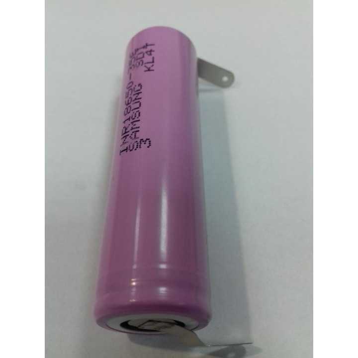 Acumulator 18650 SAMSUNG LI-ION 3450mAh 8A cu terminale in U