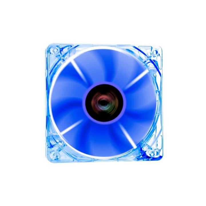 Ventilator Riotoro Cross-X Clear Classic 120mm iluminare albastra