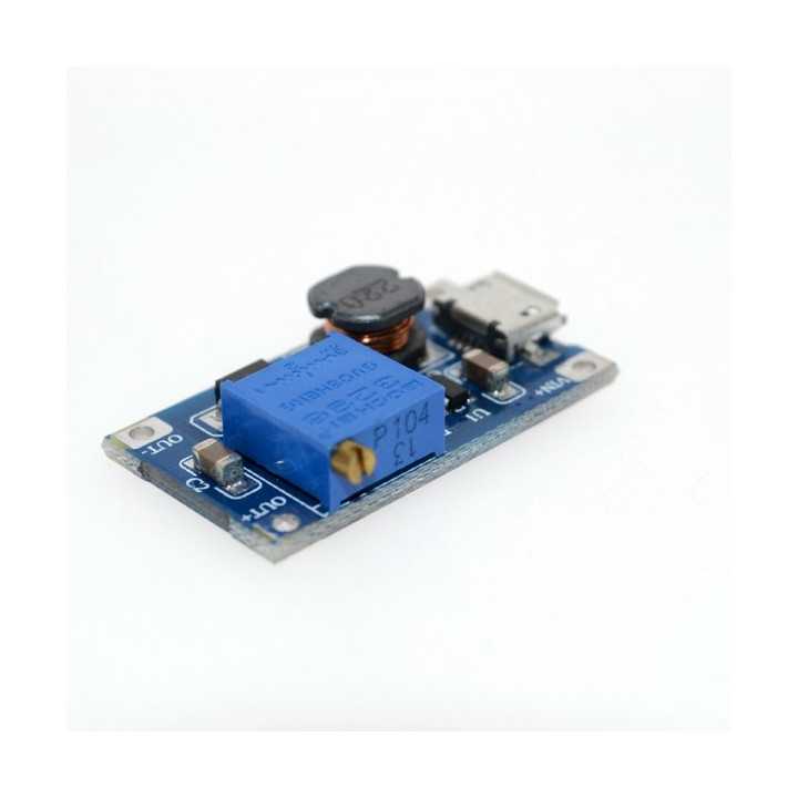 Modul DC-DC BOOST de 2A Intrare 2-24V Iesire pana la 28V