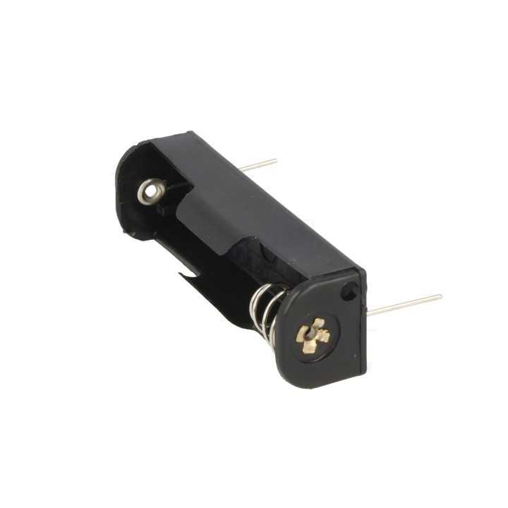 Suport baterie 1x AA R6 cu terminal PCB COMF BH-311-1P