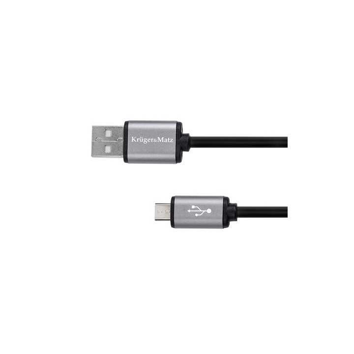 CABLU USB - MICRO USB 1M BASIC Kruger&Matz