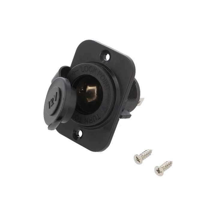 Priza panou soclu bricheta auto x1 12V DC 20A SCIA13-142AP-BB3