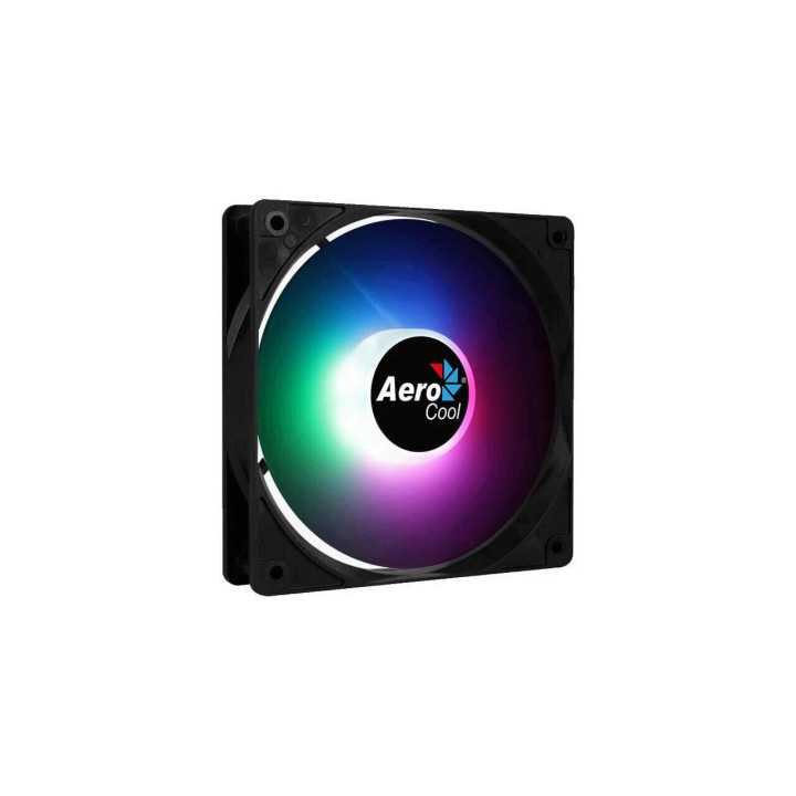 Ventilator Aerocool Frost12 120x120x25mm iluminare RGB 8 LED-uri rulmenti Sleeve Bearing 1000 RPM