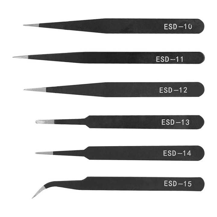 Set de 6 pensete antistatice NAR0442