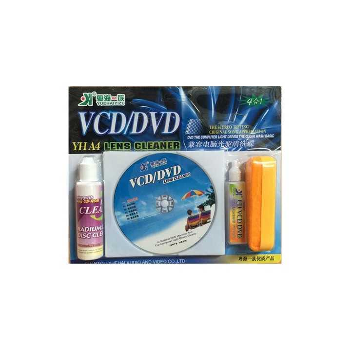 Set curatare DVD si CD cu solutie de curatat