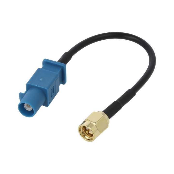 Cablu adaptor antena Fakra mufa - SMA-A mufa drept 150mm JC Antenna