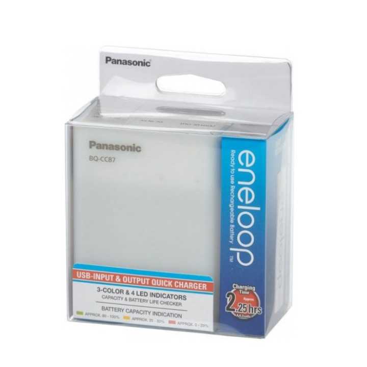 Eneloop Incarcator USB & boster include acumulatori 4x AA(R6) 1900m APanasonic K-KJ87MCC40USB