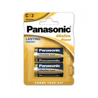 Panasonic baterii alcaline C (LR14) Alkaline Power Bronze 2buc LR14APB/2BP