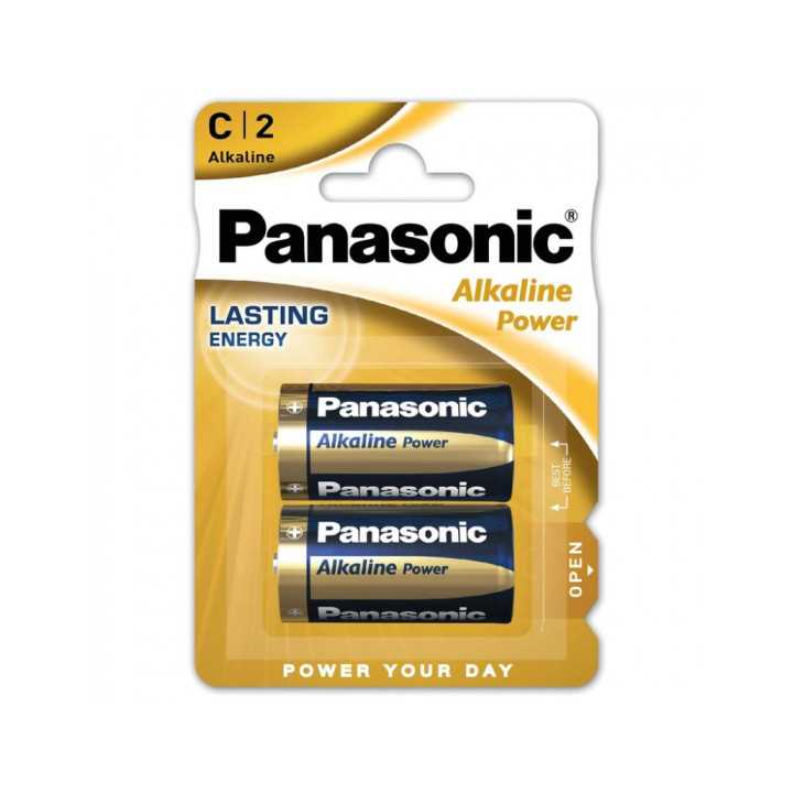 Panasonic baterii alcaline C (LR14) Alkaline Power Bronze 2buc LR14APB/2BP