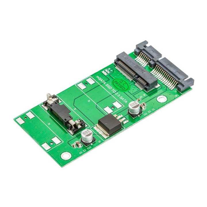 Adaptor mSATA - SATA verde Orico S22PTMS
