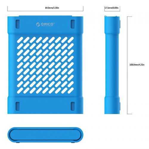 Cutie protectie hard disk 2.5 inch din silicon albastru Orico PHS-25