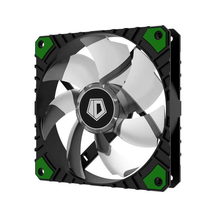 Ventilator ID-Cooling WF-12025 XT iluminare verde 120mm