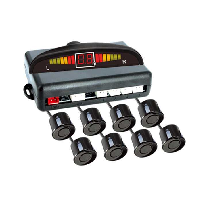 Set senzori de parcare fata-spate cu 8 senzori CARGUARD SP005