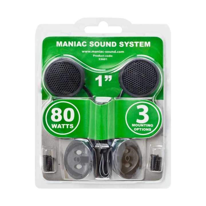 Set tweeter 1" 80W 4 sau 8 ohm 5-20 KHz SPL 1m/1w 100dB 2buc M'N'C