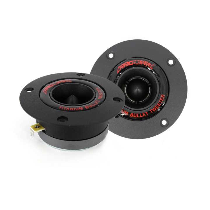 Tweeter 100/200W 8 Ohm bobina 1" 25mm1.5-20kHz marime 10cm Carguard