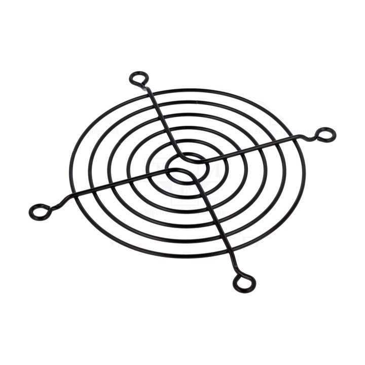 Grilaj ventilator de protectie metal 92x92mm surub negru TQSolution FG-09-BK