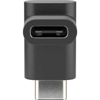 Adaptor USB TYPE C la USB TYPE C 90 20x10x10mm negru Goobay