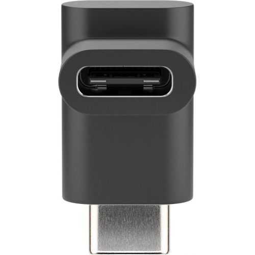 Adaptor USB TYPE C la USB TYPE C 90 20x10x10mm negru Goobay
