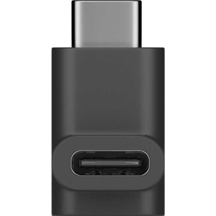 Adaptor USB TYPE C la USB TYPE C 90 20x10x10mm negru Goobay