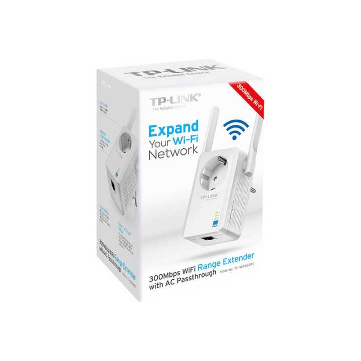 Range Extender Wi-Fi with AC Passthrough 300Mbps TP-LINK TL-WA860RE