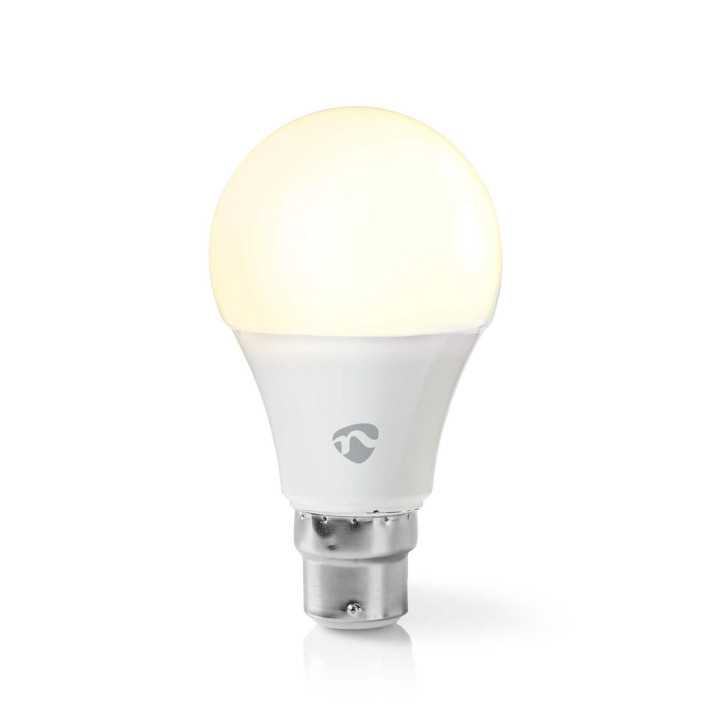 Bec LED Smart WiFi B22 800lm alb cald 2700K Nedis