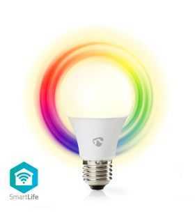 Bec LED Smart WiFi RGB lumina alba calda E27 6W 470lm Nedis NEDIS