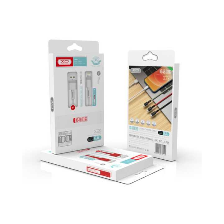 Cablu USB TYPE C - USB Negru 1m 5A XO NB166