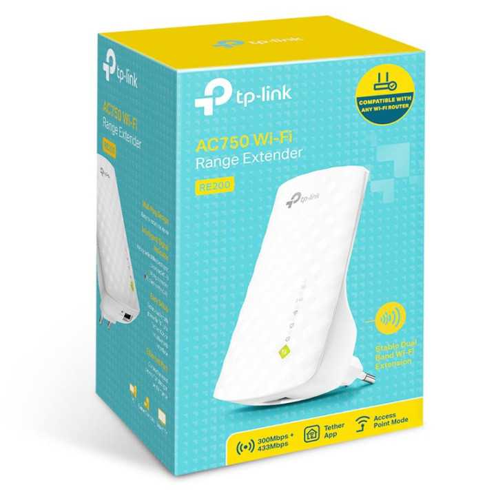 Range extender WIFI AP DUAL BAND RE200 TP-LINK