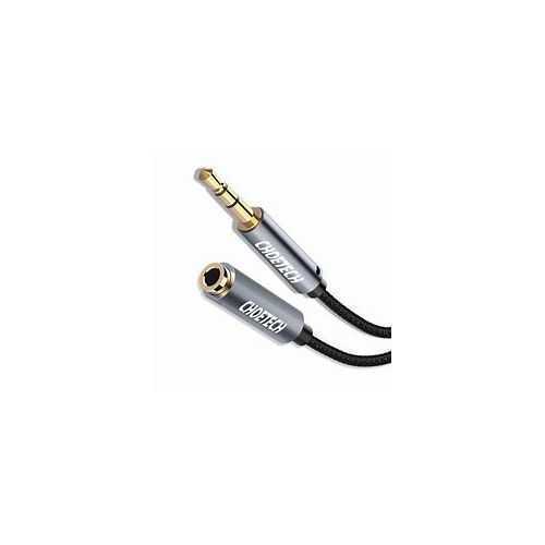 Cablu audio Jack stereo Choetech AUX001 3.5 mm tata - 3.5 mm mama 2m negru