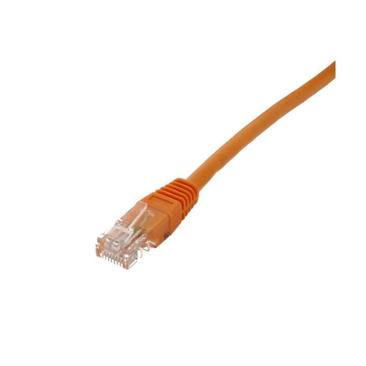 Cablu UTP cat6 patch cord 0.25m portocaliu Well