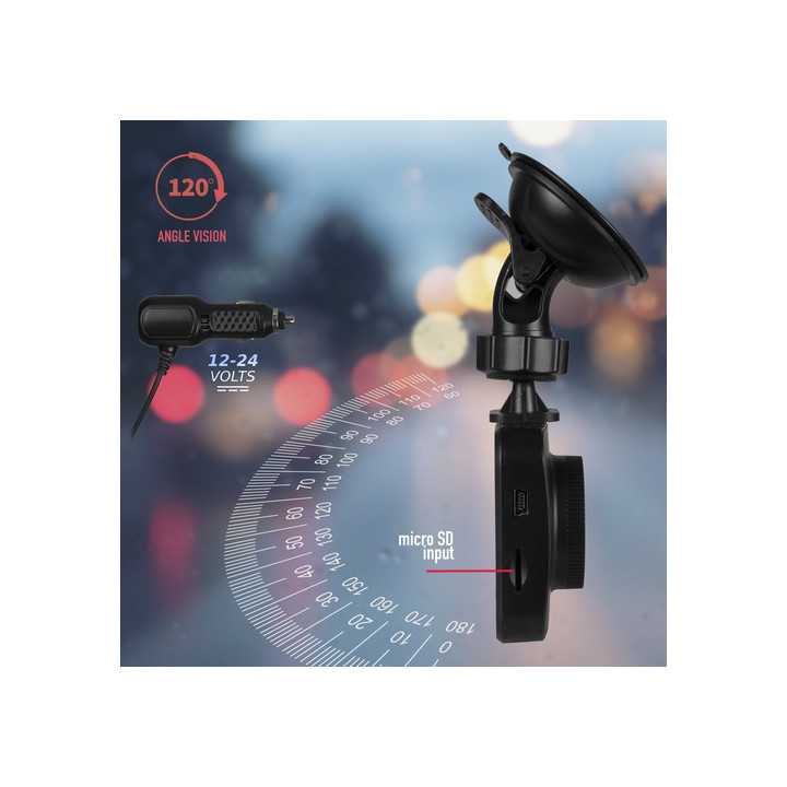 Camera auto DVR NGS HD 720p 120 ecran 2" negru