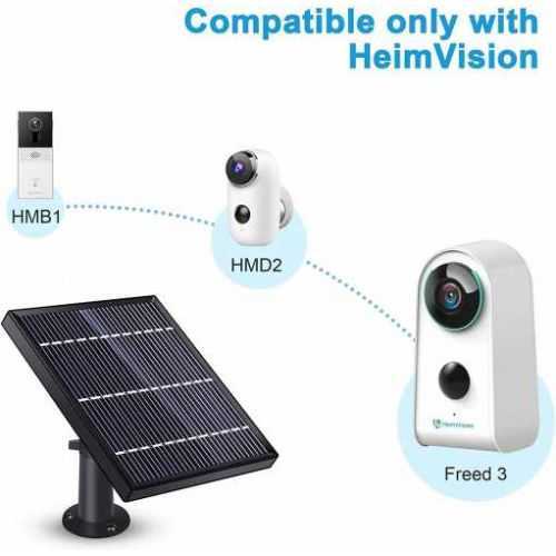 Camera de supraveghere pentru exterior Heimvision HMD3 + Panou solar Smart WiFi IP65 1080P