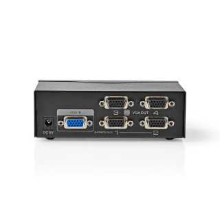 Splitter VGA 4 porturi negru NEDIS