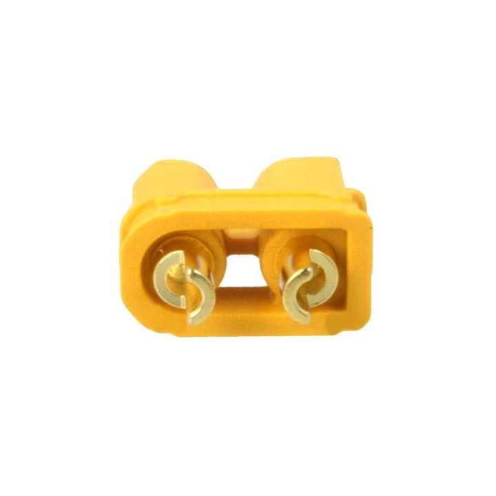 Mufa alimentare DC XT30 mama 2 pini cu lipire pe cablu 15A 500V AMASS XT30U-F