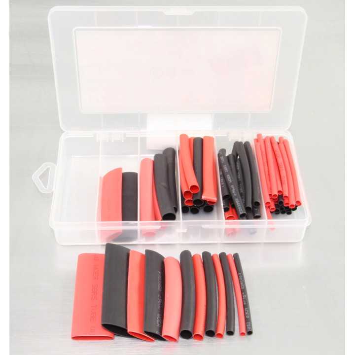 Set de mansoane termocontractabile tub cu adeziv 3:1 76mm FIX&FASTEN FIX-SHT-SET2