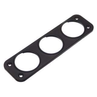 Suport aplicat pentru 3x prize auto surub negru SCI A13-216DTP