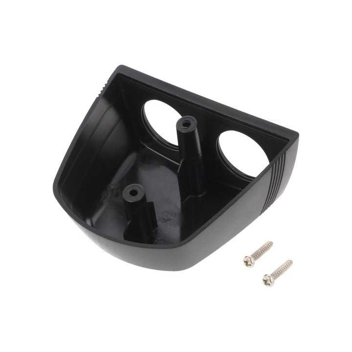 Carcasa aplicata pentru 2x prize auto negru SCI A13-142-8